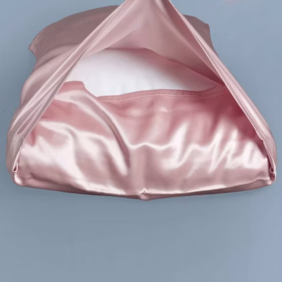 편안한 사용자 정의 순수 뽕나무 실크 베개 케이스 100% 뽕나무 실크 베개 케이스 선물 세트 Eyemask 헤어 액세서리